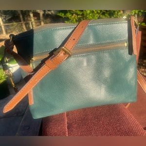 Fossil Deep Teal Crossbody Bag